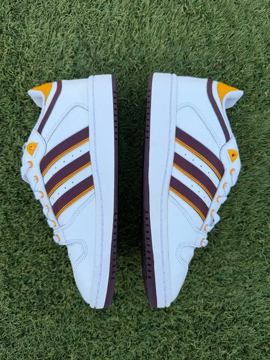 Adidas ASU Sun Devils Maroon & Gold sneakers size 8.5 - Picture 4 of 7